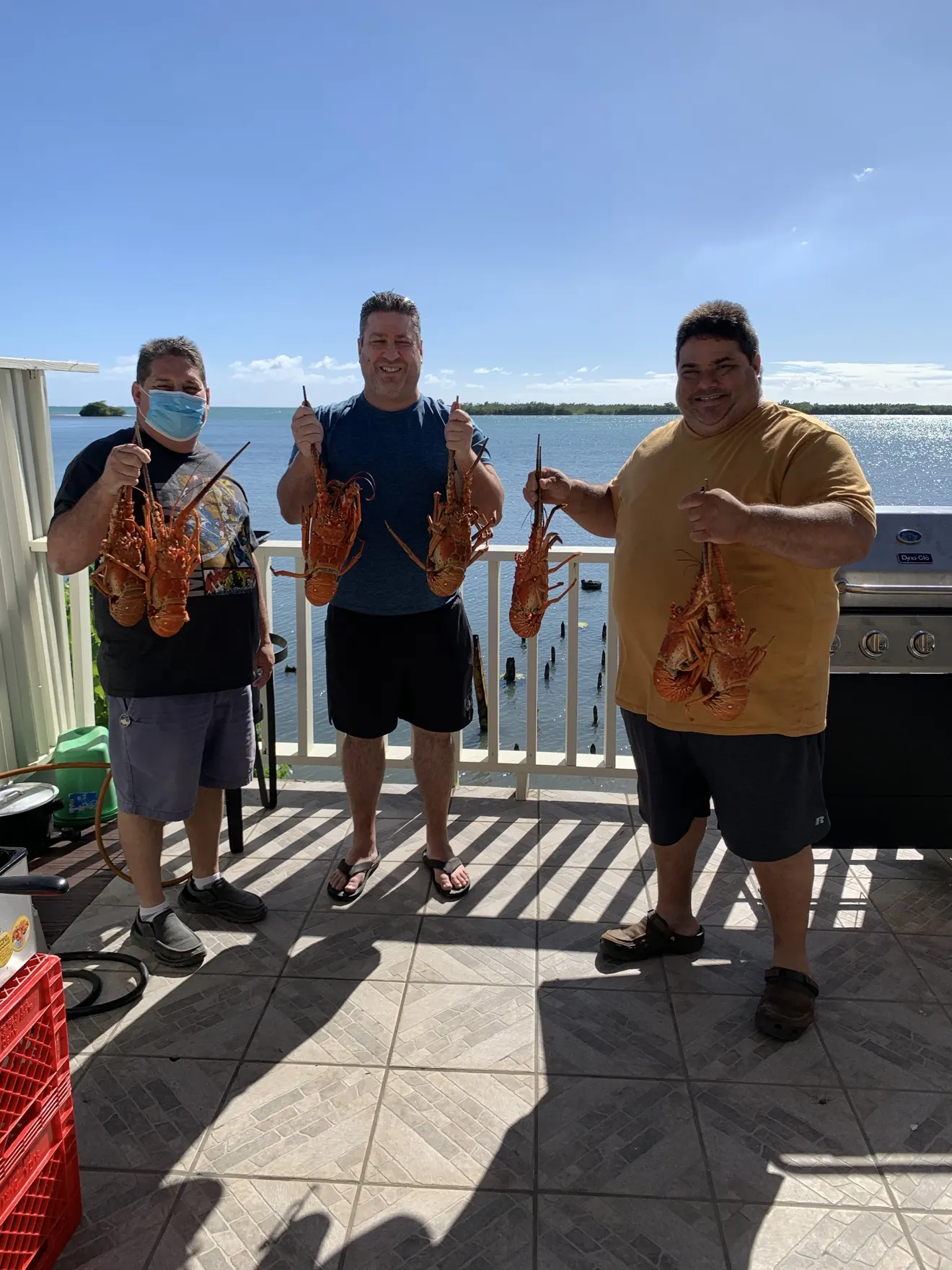Fresh lobster catch for the day’s seafood selection