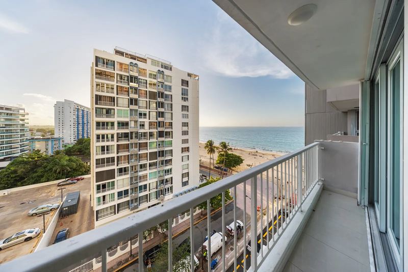 Maréa balcony overlooking Isla Verde and the ocean